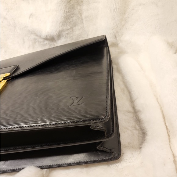 Authentic pre-owned Louis Vuitton epi black serviette conseiller briefcase - Picture 7 of 15